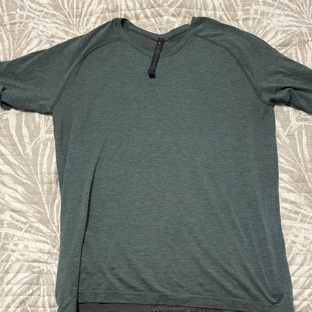 lululemon athletica Dark Green Long Sleeve Tee